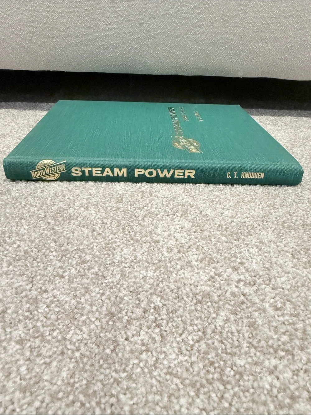 Antique North Western Steam Power book by C.T. Knudsen 1848-1955 signed copy!